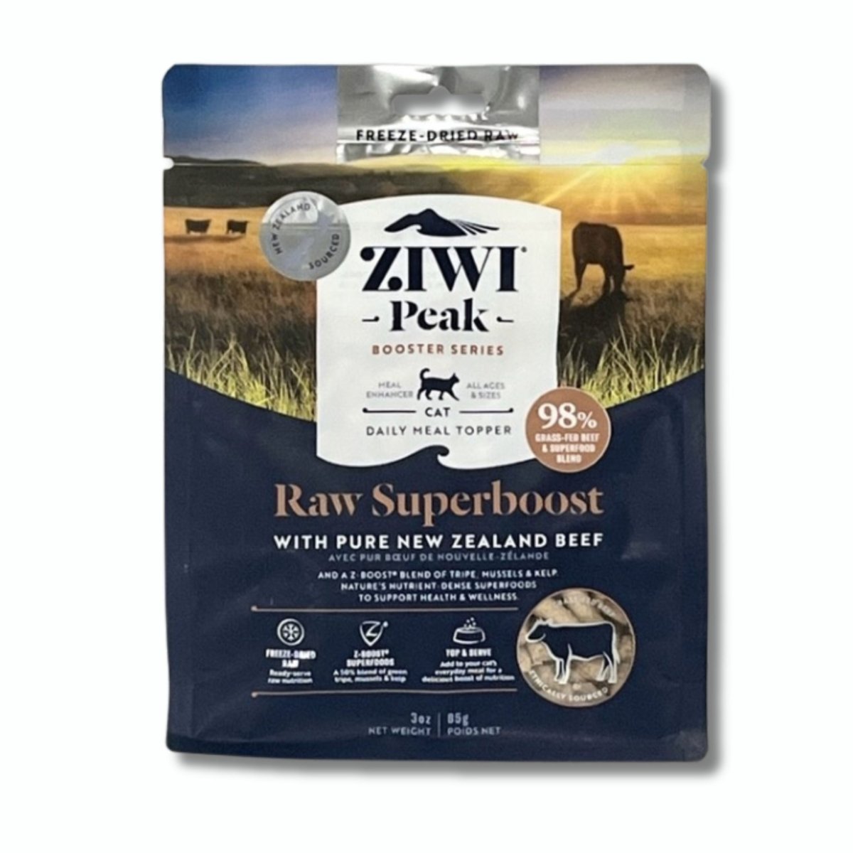 Ziwi Peak Cat FD Superboost (85g) - Venison, Lamb, Beef - Pet Supply